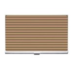 Decorative lines pattern Business Card Holders Front