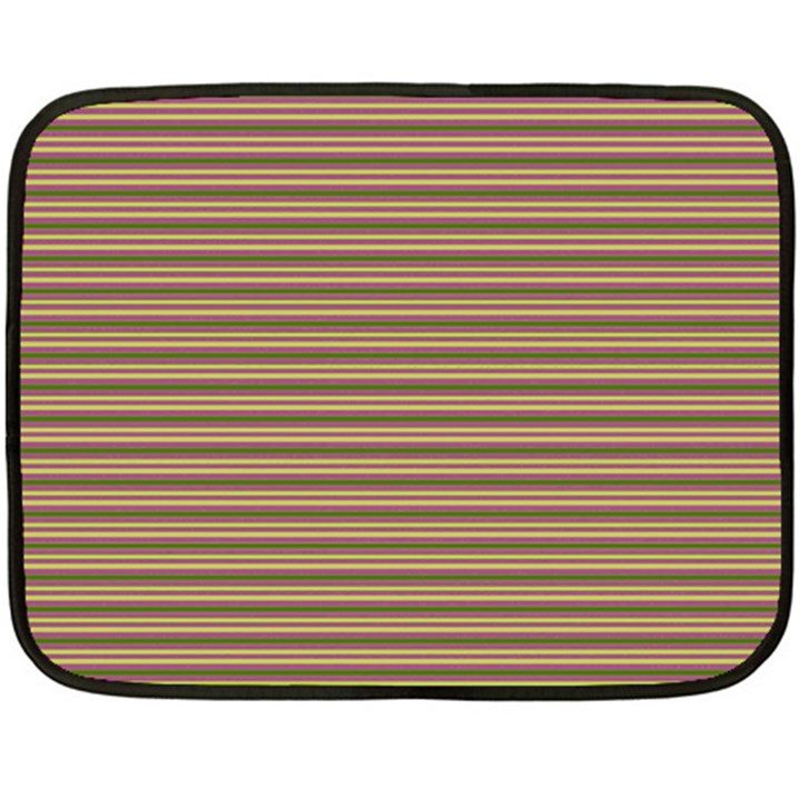 Decorative lines pattern Double Sided Fleece Blanket (Mini) 