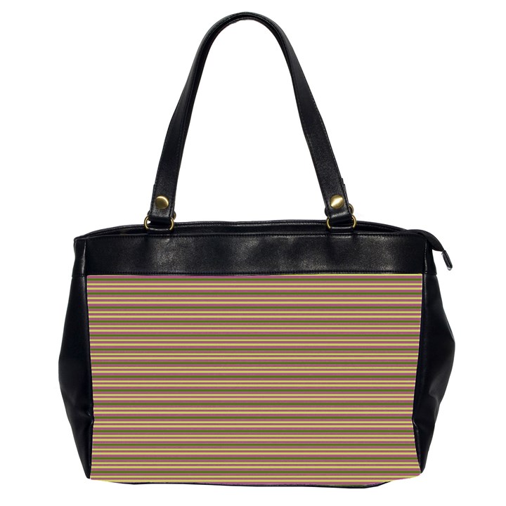 Decorative lines pattern Office Handbags (2 Sides) 