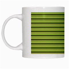 Decorative lines pattern White Mugs