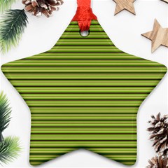 Decorative lines pattern Star Ornament (Two Sides)