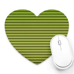 Decorative lines pattern Heart Mousepads