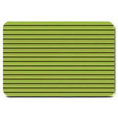 Decorative lines pattern Large Doormat 