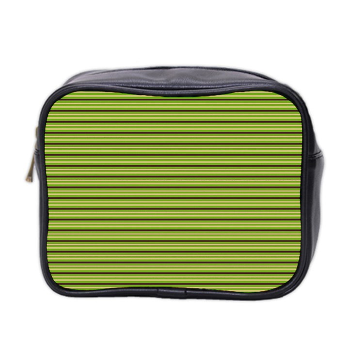 Decorative lines pattern Mini Toiletries Bag 2-Side