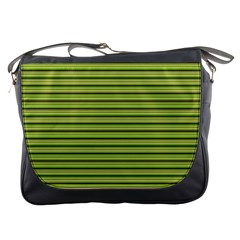 Decorative lines pattern Messenger Bags