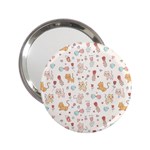 Kittens and birds and floral  patterns 2.25  Handbag Mirrors Front