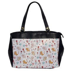 Kittens And Birds And Floral  Patterns Office Handbags by TastefulDesigns