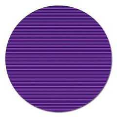 Decorative Lines Pattern Magnet 5  (round)