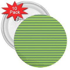 Decorative Lines Pattern 3  Buttons (10 Pack)  by Valentinaart