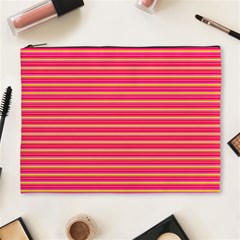 Decorative Lines Pattern Cosmetic Bag (xl) by Valentinaart