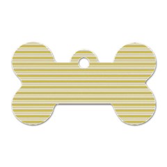 Decorative lines pattern Dog Tag Bone (Two Sides)