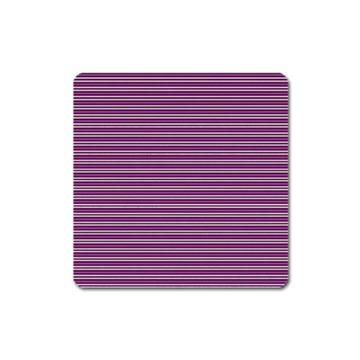 Decorative lines pattern Square Magnet