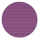 Decorative lines pattern Magnet 5  (Round) Front