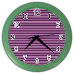 Decorative lines pattern Color Wall Clocks Front