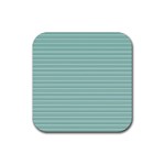 Decorative line pattern Rubber Coaster (Square)  Front