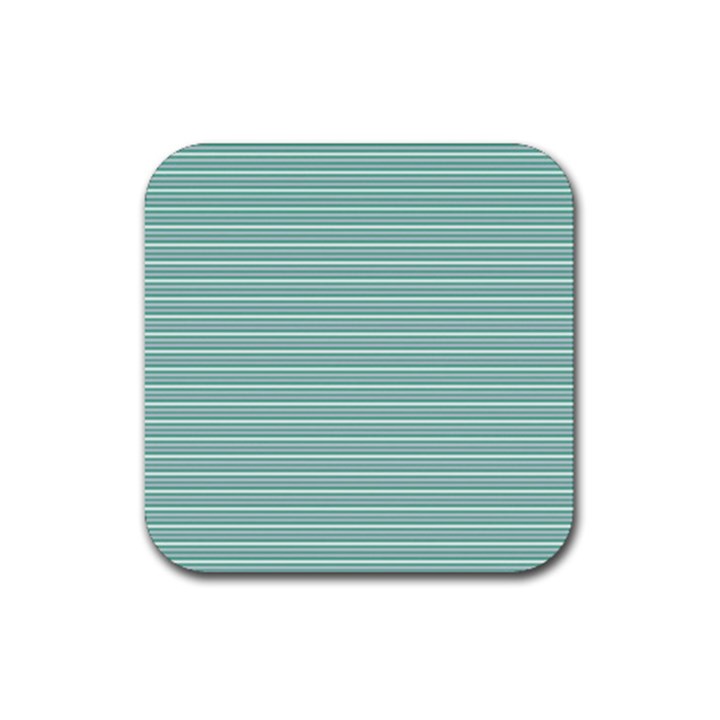 Decorative line pattern Rubber Coaster (Square) 