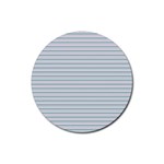 Decorative line pattern Rubber Coaster (Round)  Front