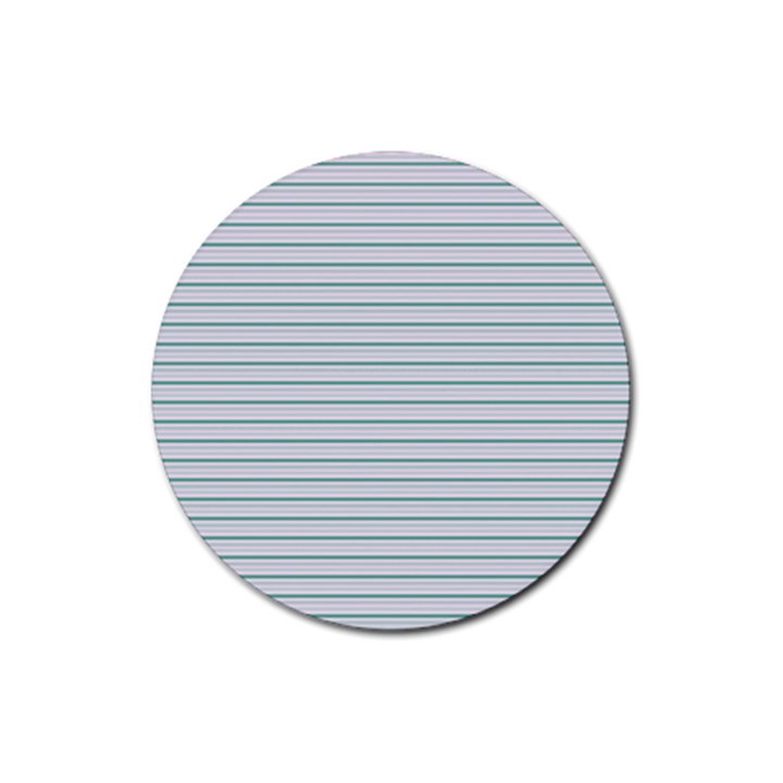 Decorative line pattern Rubber Coaster (Round) 