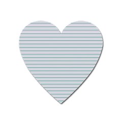 Decorative Line Pattern Heart Magnet by Valentinaart