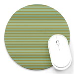 Decorative line pattern Round Mousepads Front