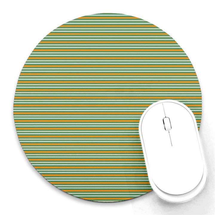 Decorative line pattern Round Mousepads