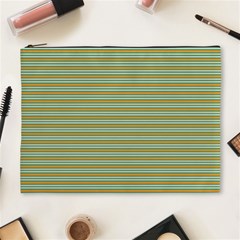 Decorative Line Pattern Cosmetic Bag (xl) by Valentinaart