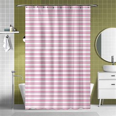 Decorative Line Pattern Shower Curtain 48  X 72  (small)  by Valentinaart