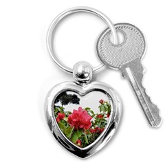 Virginia Waters Flowers Key Chains (Heart) 