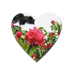 Virginia Waters Flowers Heart Magnet