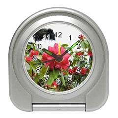 Virginia Waters Flowers Travel Alarm Clocks by DeneWestUK