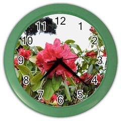 Virginia Waters Flowers Color Wall Clocks by DeneWestUK