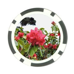 Virginia Waters Flowers Poker Chip Card Guard