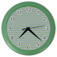 Decorative Line Pattern Color Wall Clocks