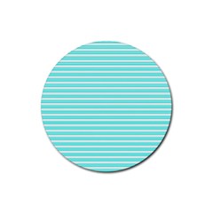 Decorative Line Pattern Rubber Coaster (round) 