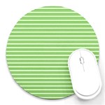 Decorative line pattern Round Mousepads Front