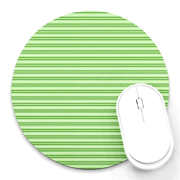 Decorative line pattern Round Mousepads