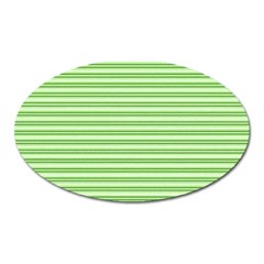 Decorative Line Pattern Oval Magnet