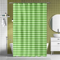 Decorative Line Pattern Shower Curtain 48  X 72  (small)  by Valentinaart