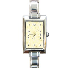 Floral Pattern Rectangle Italian Charm Watch by Valentinaart