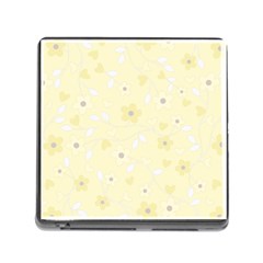 Floral Pattern Memory Card Reader (square) by Valentinaart