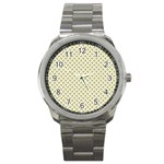 Artistic pattern Sport Metal Watch Front