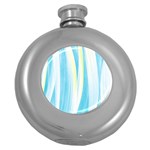 Artistic pattern Round Hip Flask (5 oz) Front