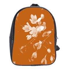 Autumn Crocus Orange School Bags (xl)  by DeneWestUK