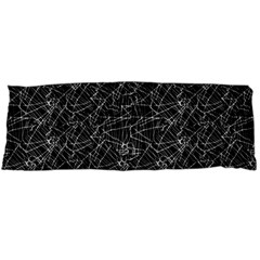 Linear Abstract Black And White Body Pillow Case (dakimakura)