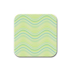 Pattern Rubber Square Coaster (4 Pack)  by Valentinaart