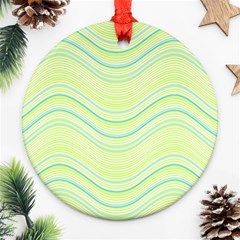 Pattern Round Ornament (two Sides) by Valentinaart