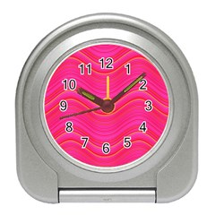 Pattern Travel Alarm Clocks by Valentinaart