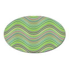 Pattern Oval Magnet