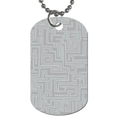 Pattern Dog Tag (one Side) by Valentinaart