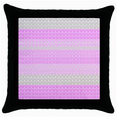 Pattern Throw Pillow Case (black) by Valentinaart